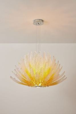 Customizable Modern Nordic Crystal Chandelier LED Lighting Adjustable Height