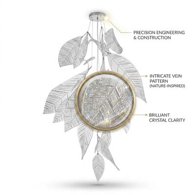Multi-Tier K9 Crystal Large Chandelier Gold Finish Custom Hotel Lobby Villa Luxury Pendant Lighting Fixture