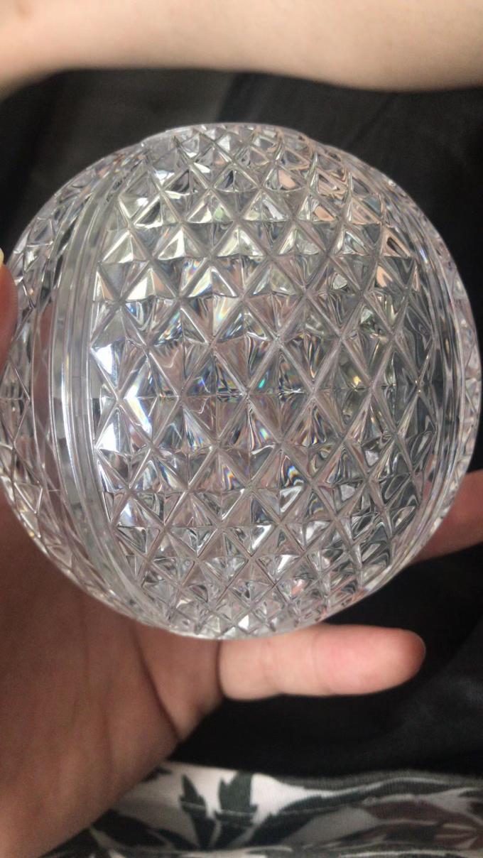 현대 골든 랜들리어 가정 장식 침실 주방 LED 링 유리 진주 매달린 램프 6