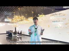 공장을 밝히는 최고급의 매달리는 샹들리에
