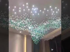 로비 크리스탈 둥근 모양 맞춤 촛불 Pendant 램프 K9
