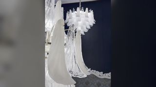 자세히 살펴보기: 맞춤형 랜턴 크리스탈 샹들리에 골드 마감 호텔 클럽 빌라 럭셔리 오리엔탈