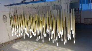 매달려 크리스탈 현대 램프 천장 데코 웨스트 아트 드롭 라이트 스테인드 조명 조명 느릅나무 비품 Gl