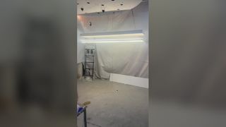 인기 있는 블랙 오피스 리셉션 LED 펜던트 조명 창조적 나선형 호텔 레스토랑 펜던트 램프 웨이브
