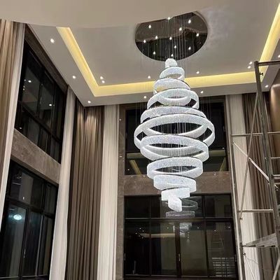 맞춤형 호화 호텔 로비 샹들리에 240V