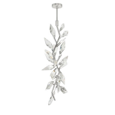 LED 전구와 함께 60W 손으로 잘라 faceted 크리스탈 잎 사다리