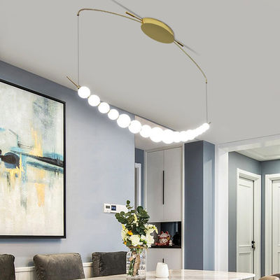 LED 알루미늄 페인팅 금 진주 식사실 촛불 30W