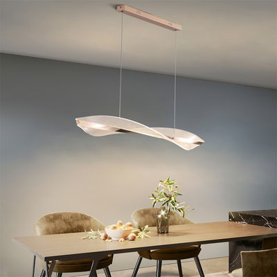 식당 현대 지점 아크릴 그림자 촛불 둥지 금 램프 레스토랑 LED 선형  Pendant Light 가정용