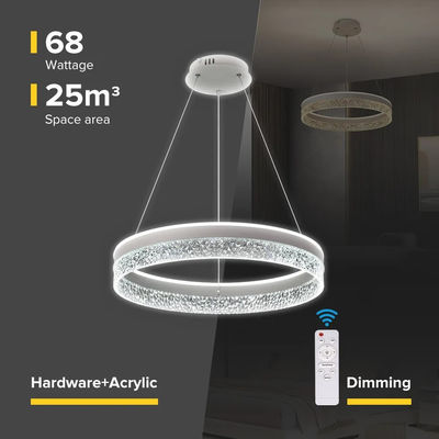 미니멀리즘 디자인 실내 거실 원자회 딩링 룸 아크릴 선덜미 금 LED 반지 Pendant 라이트