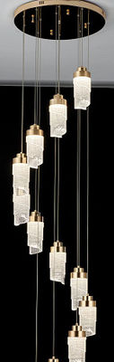 맞춤형 LED 빌라 호텔 계단 고장 장식 램프 현대 아크릴 선덜미 Pendant Light 30000 시간 수명
