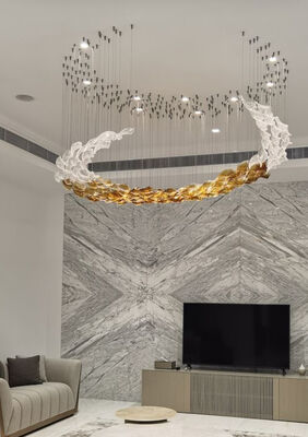 데코 선데리어 빗판 장착물 크리스탈 LED 예술 서쪽 램프 현대 선데리어